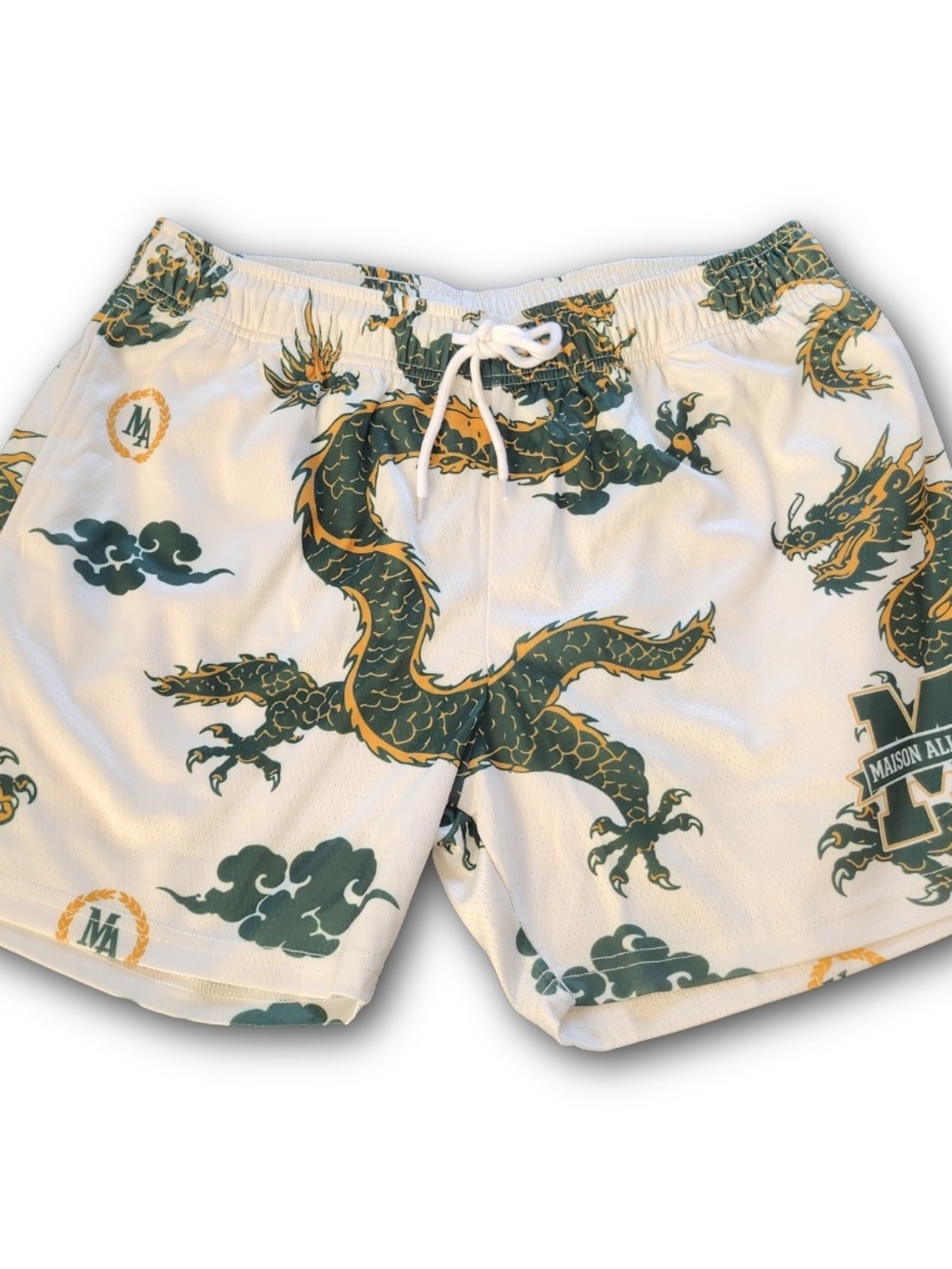 Maison Allure "Psalms 23" Athletic Mesh Shorts (XL)